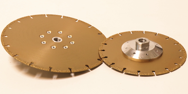 vacuum brazed diamond cutting disc